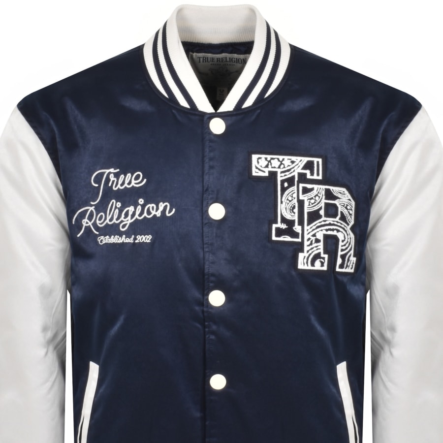 True Religion Good Life Souvenir Jacket Blue Mainline Menswear Ireland